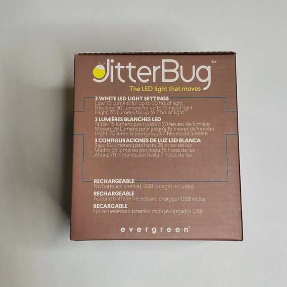 Jitterbug LED Rechargable Lantern with White and Yelllow LED Function - Picture 3 of 5